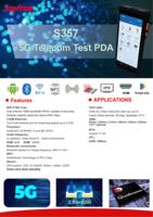 S357 V7 PDA de prueba para telecomunicaciones con OPM, VFL, IPTV, RFID, NFC, escáner de códigos de barras 1D y 2D, tablet PC Android, puerto LAN RJ45 con función Speedtest 2.5G