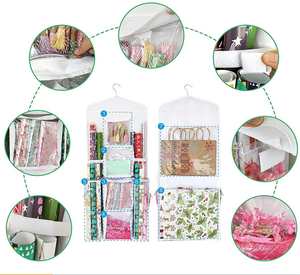 Organisateur de bijoux suspendu pour boucles d'oreilles, 80 poches, sac de voyage pour bijoux - Product Image 5