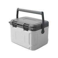 Congelador Portátil de Plástico de 20L, Moderno y Personalizado, para Acampar al Aire Libre, Caja Refrigeradora con Aislamiento Térmico