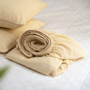 OEM ODM Bedding set supplier High-Quality Cotton Washed 3 PCS set 2 Pillow <b>cover</b> <b>Bed</b> Sheet Sustainable Breathable Eco-Friendly - Product Image 1