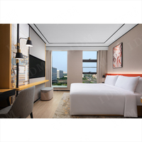 Conjunto de muebles de dormitorio para Hotel, Set de muebles de estilo moderno de Dubái para Interior de Hotel