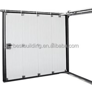 <span class=keywords><strong>Porte</strong></span> <span class=keywords><strong>de</strong></span> <span class=keywords><strong>garage</strong></span> <span class=keywords><strong>sectionnelle</strong></span> en verre moderne <span class=keywords><strong>avec</strong></span> isolation thermique et ouverture latérale électrique, surface finie - Product Image 1