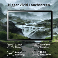 Tablette Android 14 Haute Vitesse 11 Pouces A523 4 Go 128 Go 1280*800 Incell PC Tablette Wifi 6 Avec Double Caméra