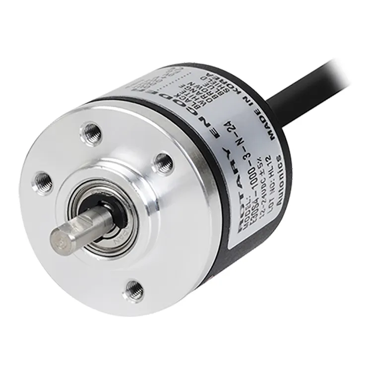 Autonics E30S4-1024-3-N-24 rotary encoder shaft outer diameter 4mm axial wiring lead out type connection cable type