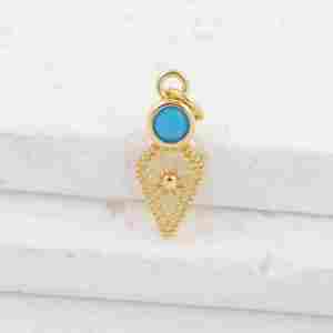 Độc đáo Mũi tên phi tiêu Mặt dây chuyền quyến rũ đồ trang sức đồng nhúng Zircon 18K vàng Dao găm Vòng cổ mặt dây chuyền phụ kiện cho DIY tùy chỉnh đồ trang sức - Product Image 4