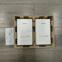 (Un Par) Tenda OS3 Paquete de 2 CPE AP para Exteriores 5GHz 12dBi Puente Wifi Router 11AC 867Mbps Repetidor Inalámbrico Puente Wifi Alcance de 5KM AP