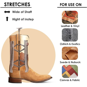 Camilla de zapatos doble de Metal resistente para botas, moldeador de botas profesional, camilla de empeine y eje - Product Image 4