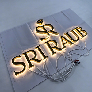 Custom backlit acrylic LED sign Business sign with LED channel letters Outdoor advertising LED <b>illuminated</b> sign - Product Image 2