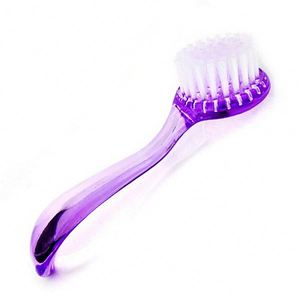 Brosse de nettoyage de poussière en plastique d'art d'ongle professionnel tête ronde maquillage brosse de lavage manucure pédicure outils d'ongle - Product Image 1