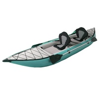 Kayak de pêche gonflable en PVC, modèle OEM d'usine, durable et sûr KAYAK-2302