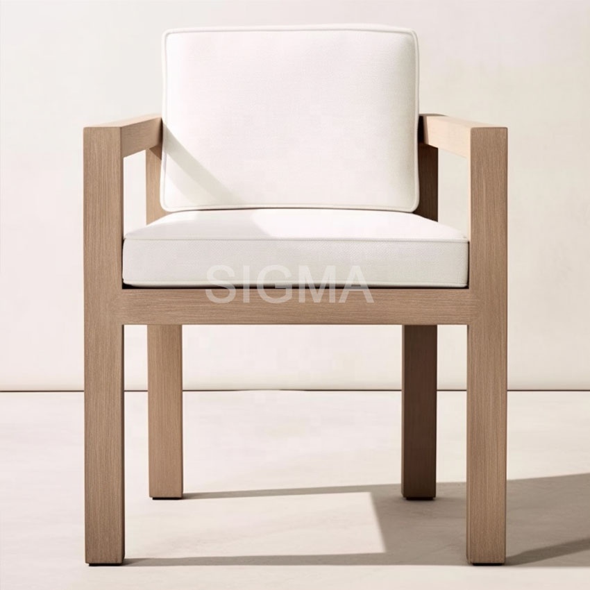 Modern all weather high quality patio garden table and chairs restaurant outdoor furniture dining set