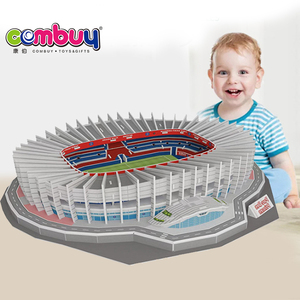 <span class=keywords><strong>Puzzle</strong></span> de stade de football <span class=keywords><strong>3d</strong></span>, modèle en papier, jouet, bricolage - Product Image 2