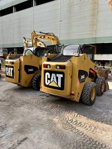 Charge nominale certifiée CE de 2 tonnes haute efficacité Caterpillar 246 Skid Steer Loader Japon a utilisé une forte puissance pour l'agriculture de construction - Product Image 4