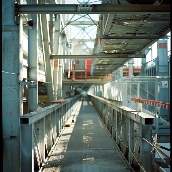 Produsen jembatan Bailey aman: gudang prefabrikasi dengan saluran baja lingkungan untuk dijual