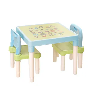 Kids Table And Chairs Set One Table And Two Chairs for Children Baby Furniture Bedroom Furniture Learning Room