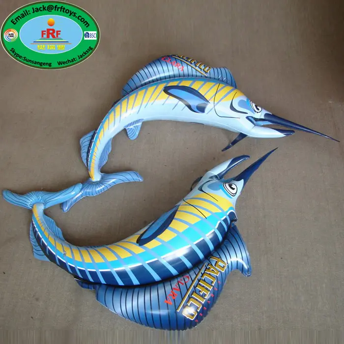 Sailfish promozione Display pesce Marlin gonfiabile