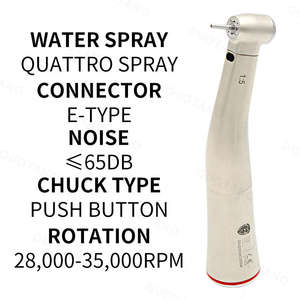 Denshine-pulidor Dental de 6 pines de colores, con flujo de dientes, Cartucho de contraángulo de 45 grados, pieza de mano Dental de alta velocidad - Product Image 4