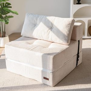 4 in 1 Folding Sofa Bed Convertible Sleeper <strong>Chair</strong> <strong>with</strong> Pillow <strong>with</strong> <strong>Back</strong> <strong>Support</strong> Couches Foam <strong>Floor</strong> Mattress <strong>with</strong> Cushion - Product Image 1