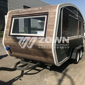 Mobile Catering Food Truck <b>Trailer</b> Deep Fryer Ice Cream Fast Food Hot Dogs Coffee Outdoor Service Cart Food <b>Trailer</b> - Product Image 4