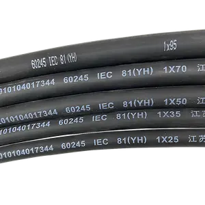 Borracha resistente à tração isolada 600v ul 4/0 1/0 awg bitola premium extra flexível cabo de solda