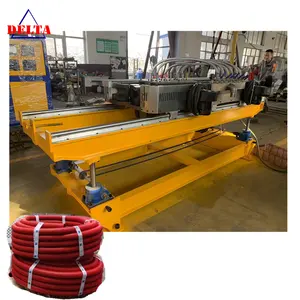 HDPE PE PP double wall corrugated cable protection pipe machine water drainage dual wall pipe extruder