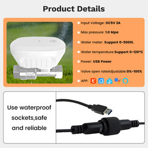 Moray ME220W Hot Sale Tuya Smart Home Life <span class=keywords><strong>APP</strong></span> RVS Draadloze Watermeter Waterregelaar Waterstroomregelaar - Product Image 2