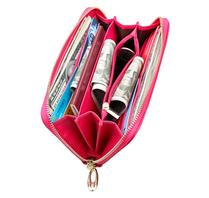 <span class=keywords><strong>Portafoglio</strong></span> Lungo da <span class=keywords><strong>Donna</strong></span> in Pelle con Fiori in Rilievo Colorati, Design Unico all'Ingrosso - Product Image 6