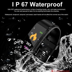 ID 115 <span class=keywords><strong>Plus</strong></span> เครื่องติดตามการออกกำลังกายกิจกรรมสุขภาพสร้อยข้อมือสมาร์ทกันน้ำสายรัดข้อมืออัตราการเต้นหัวใจการนอนหลับ - Product Image 5