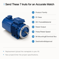 Motor de Inducción Trifásico WEG W21 Prime B35, Montaje por Piezas y Bridas, TEFC IC411 IP55, Diseño IEC para Servicio S1