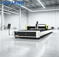 Machine de découpe laser à fibre haute vitesse 3 axes YOQI X3-MAX grand format 6000W pour tôles métalliques en acier inoxydable