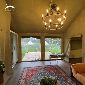 Safari extérieur de grand espace Tentes de luxe familiales Safari Hotel Lodge Tentes avec deux chambres à coucher - Product Image 5