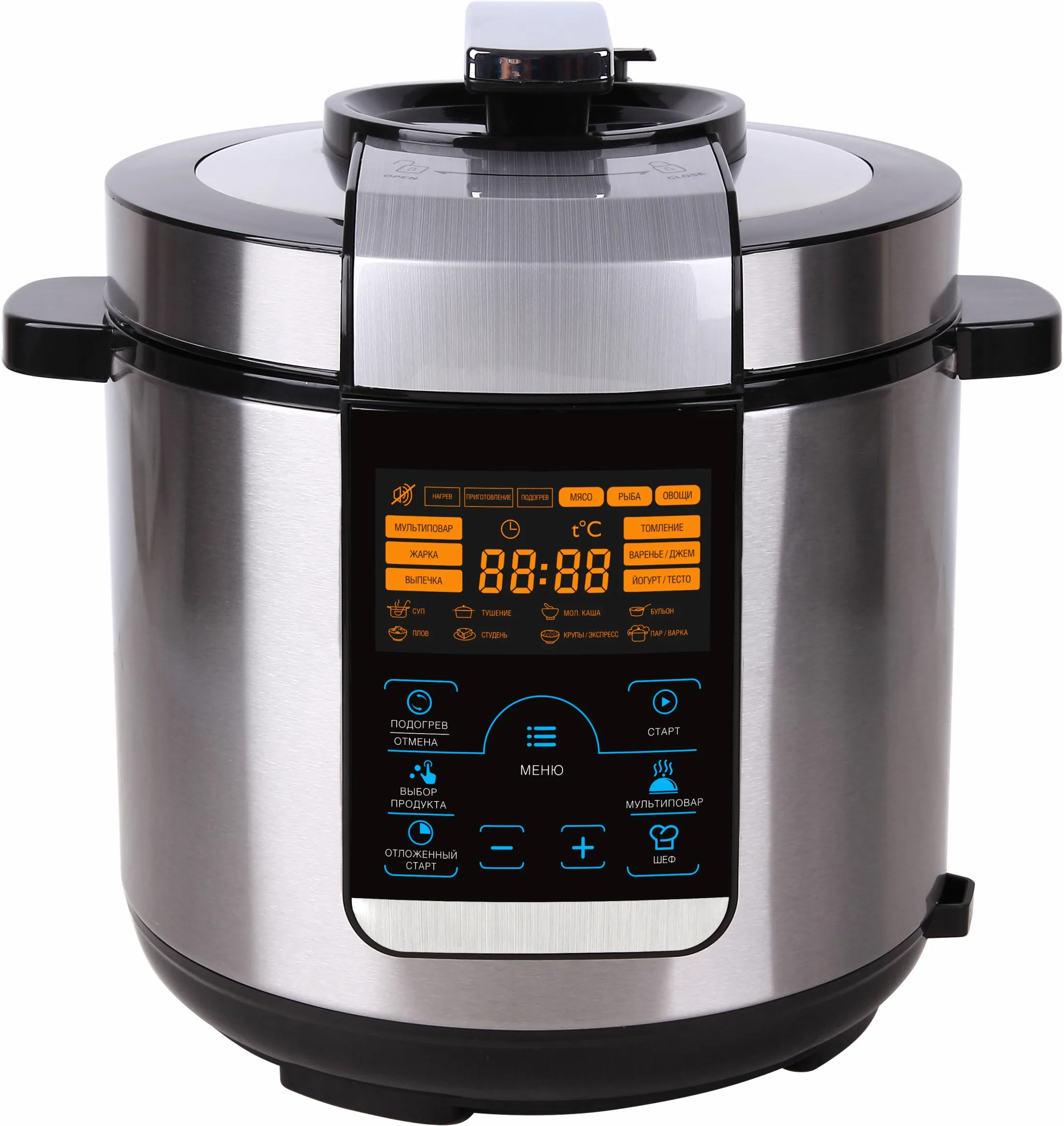 6L de vacío de acero inoxidable olla de presión eléctrica Multicooker