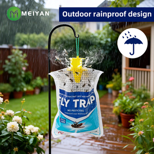 实心捕蝇袋-防水环保户外捕虫器，适用于果蝇，大号 - Product Image 1