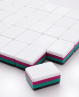 Ensemble de tuiles de mahjong américain de luxe à 4 couches, 166 tuiles en acrylique avec dos effet écaille de tortue, pour joueurs professionnels, fêtes à domicile et cadeaux