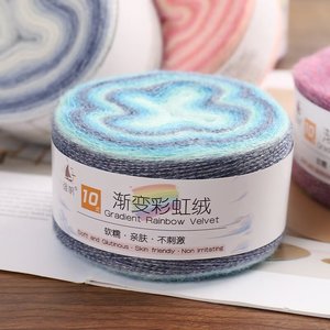 Mengchu 8 tinto filo di pizzo all'uncinetto estate bambino a maglia per cucire tessitura all'ingrosso per bambini 8S filato misto in fibra acrilica" - Product Image 1