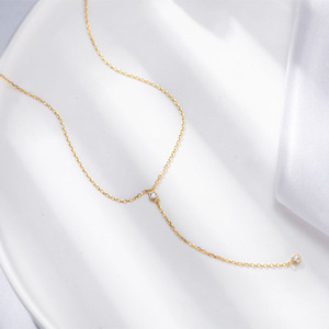 <span class=keywords><strong>Collana</strong></span> a catena rotonda con nappe lunghe in <span class=keywords><strong>argento</strong></span> Sterling 925 originale per gioielli da donna per feste di matrimonio - Product Image 5