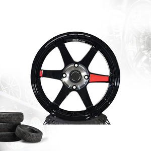 Rueda Deportiva para Auto Sport 3R de Aleación de Aluminio TE37 Saga S-Plus, Negro Brillante, 17 Pulgadas, 5H100, ET38, Diseño Multirradio de Alto Rendimiento, 03241-V3 - Product Image 2