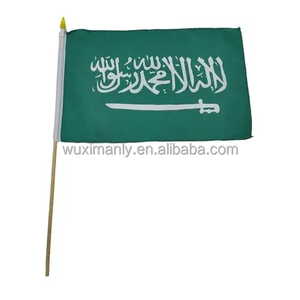 Bán Buôn Trò Chơi Thể Thao Tay Vẫy Cờ Với Cực 100% Polyester Saudi Arabia Tay Vẫy Cờ - Product Image 2