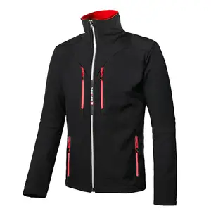 Giacca softshell riflettente invernale personalizzata giacca da sci con cappuccio da pesca giacca da sci impermeabile da alpinismo