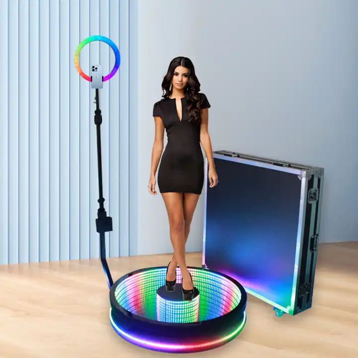 360 Video and Photo Booth Spinning Display Platform - 27 (68cm) Inches in  2023