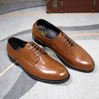 Nouvelles Chaussures Derby Classiques pour Hommes 2026 – Chaussures Habillées en Cuir Véritable pour Mariages et Réunions d'Affaires – Chaussures de Luxe pour Gentlemen