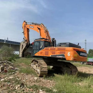 Excavatrice sur chenilles lourde DX520 Doosan fabriquée en Corée, excavatrice hydraulique bon marché de 52 tonnes, excavatrices 520 DX520 en stock - Product Image 1