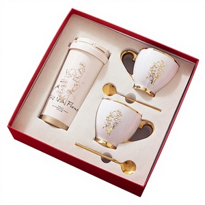 קופסת מתנה של שושנת היער - פשטות מודרנית סִגְנוֹן סט מתנה ליום האהבה ויום הולדת עבורה, קופסת נייר פרימיום לחברה - Product Image 2