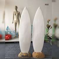 Accessoires de vitrine personnalisés, planches de surf décoratives colorées et abordables