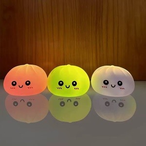 Wholesale Glowing Dumplings Squishy LED <b>Light</b> Dumpling Toys Stress Relief Sensory Fidget Squeeze Dumplings Blind <b>Box</b> Toy - Product Image 2