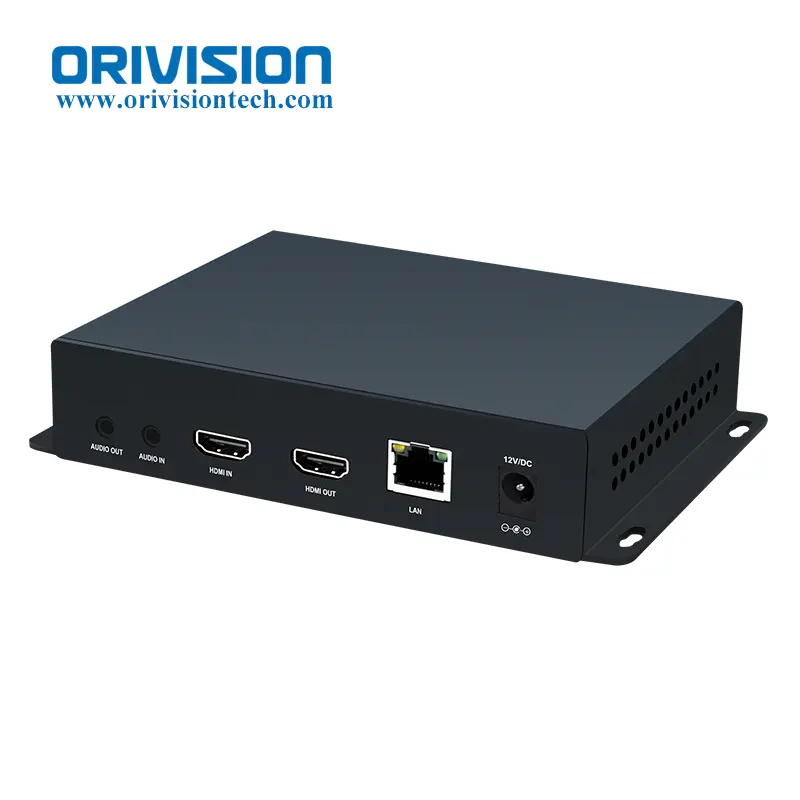 H265 H264 HD 1080P OLEDHDMIビデオエンコーダーは4チャンネルをサポートストリーム出力HDMIIPTVエンコーダー