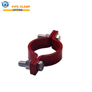 Klem Pipa Seismik OEM Desain FM UL Bersertifikasi Galvanis Dua Bagian Klem Pipa Longitudinal Elektro-galvanis - Product Image 3