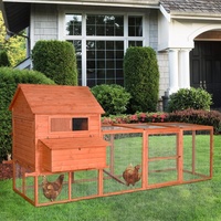 Cage en bois pour animaux domestiques, tennis de jardin en plein air, maison, poulet, poulailler, meilleure vente 2020