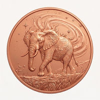 Pièce de monnaie en cuivre fin 999 personnalisée, 1 gramme, 1 once, 10 onces, estampée et imprimée UV, objet de collection mode/sport REIKO RK-YT025