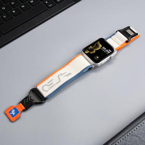 สายนาฬิกาไนลอนแม่เหล็กปรับแต่งได้สำหรับ <span class=keywords><strong>Apple</strong></span> <span class=keywords><strong>Watch</strong></span> ใช้ได้กับ Huawei <span class=keywords><strong>Garmin</strong></span> Samsung Smartwatches ด้วย - Product Image 5